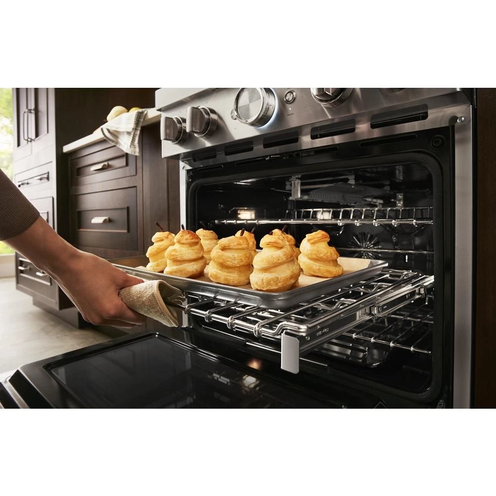 30'' Smart Commercial-Style Gas Range with 4 Burners KFGC500JPA
