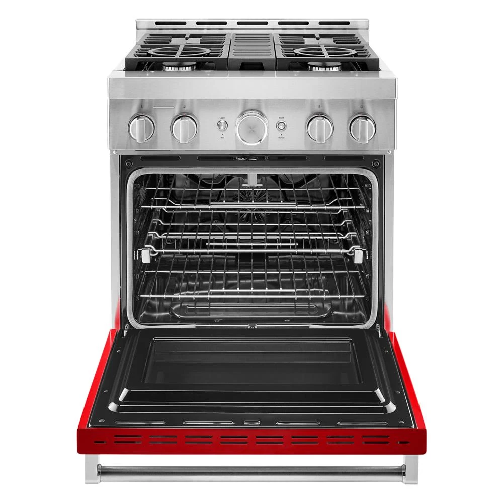 30'' Smart Commercial-Style Gas Range with 4 Burners KFGC500JPA
