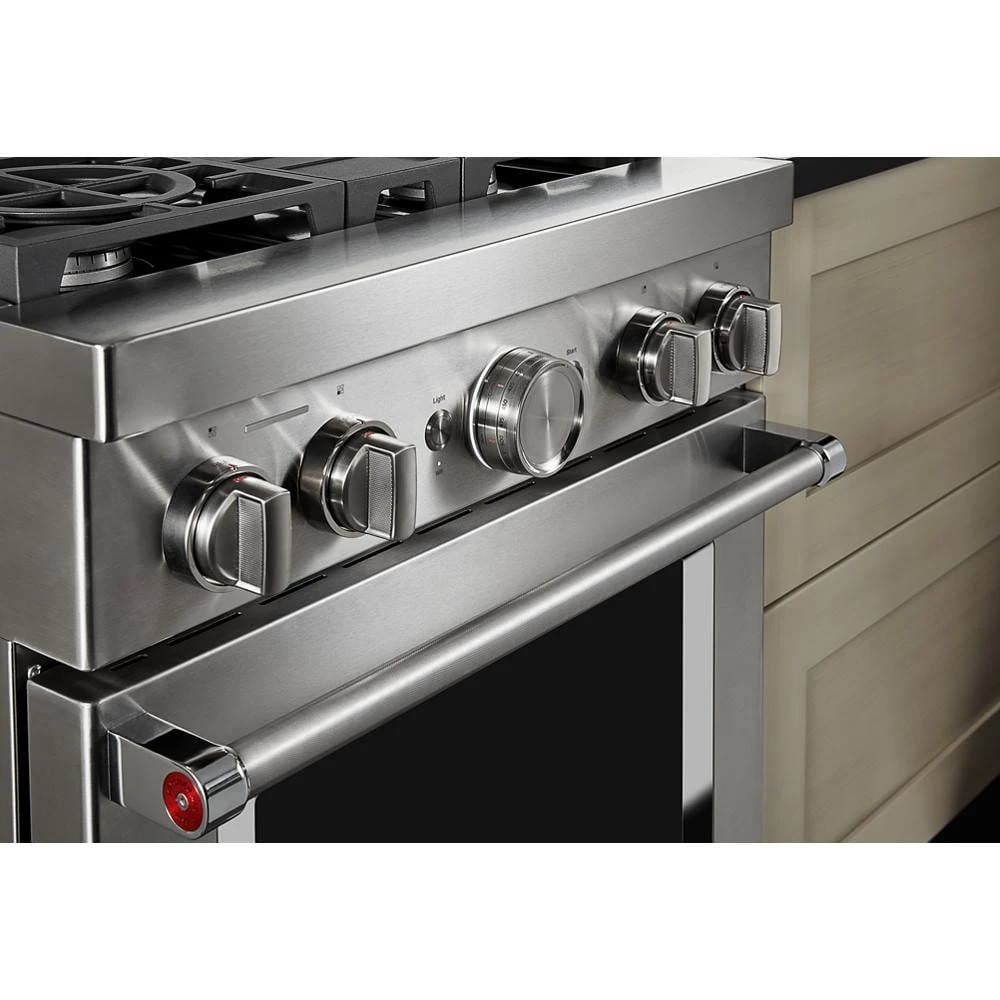 30'' Smart Commercial-Style Gas Range with 4 Burners KFGC500JSS