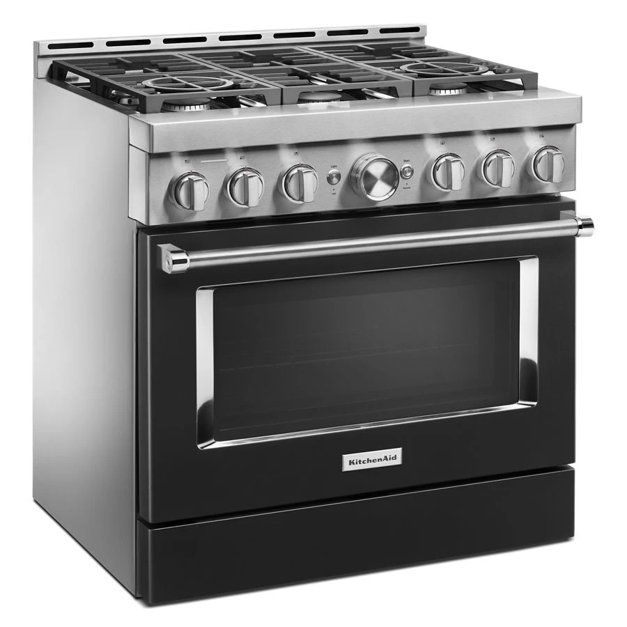 36'' Smart Commercial-Style Gas Range with 6 Burners view 2