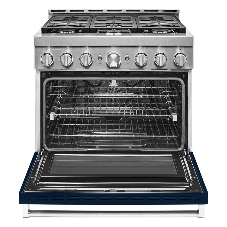 36'' Smart Commercial-Style Gas Range with 6 Burners view 4