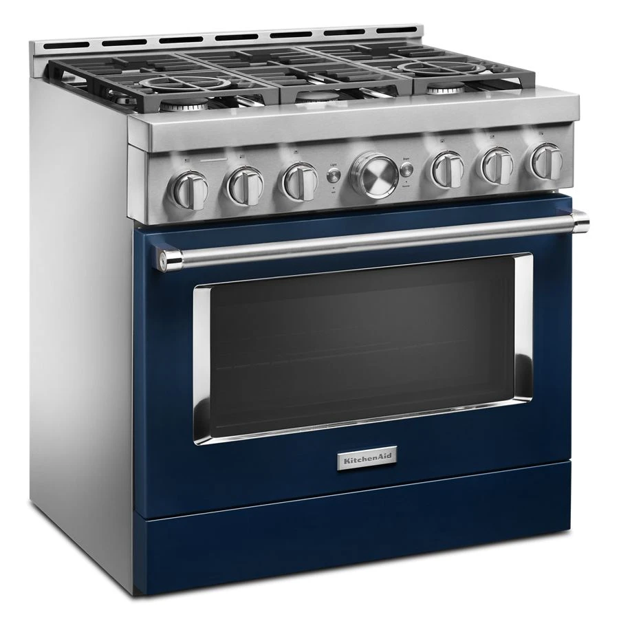 36'' Smart Commercial-Style Gas Range with 6 Burners view 2