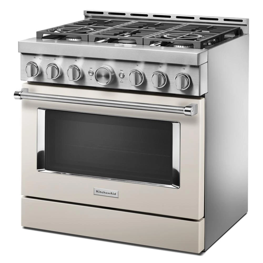 36'' Smart Commercial-Style Gas Range with 6 Burners KFGC506JMH