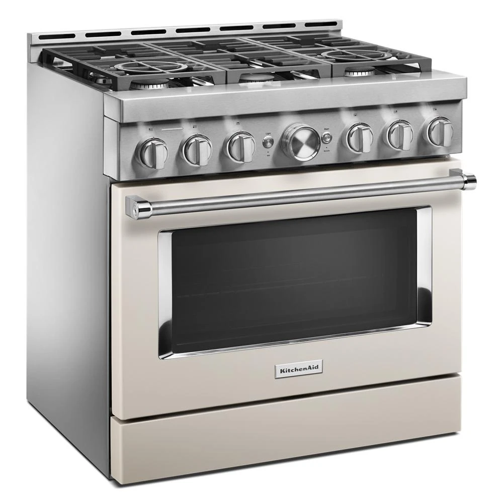 36'' Smart Commercial-Style Gas Range with 6 Burners KFGC506JMH