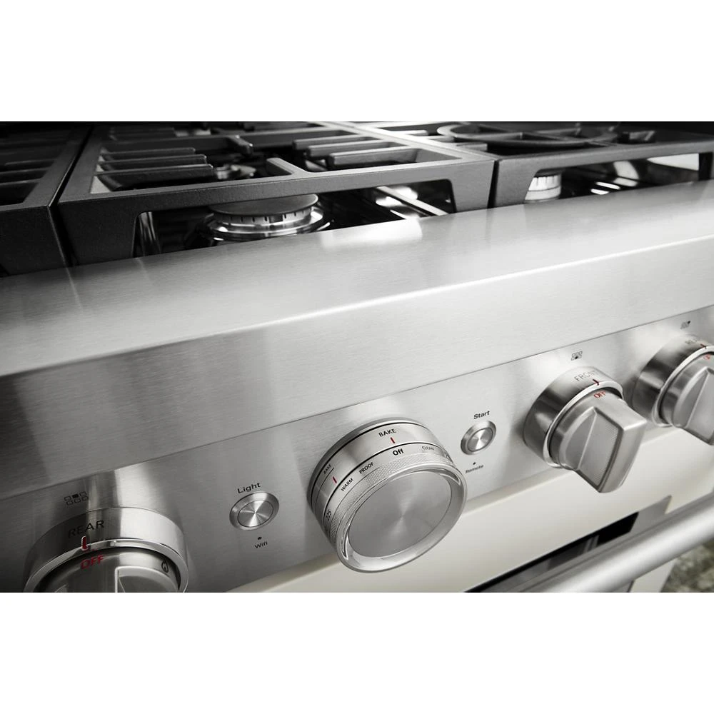 36'' Smart Commercial-Style Gas Range with 6 Burners KFGC506JMH