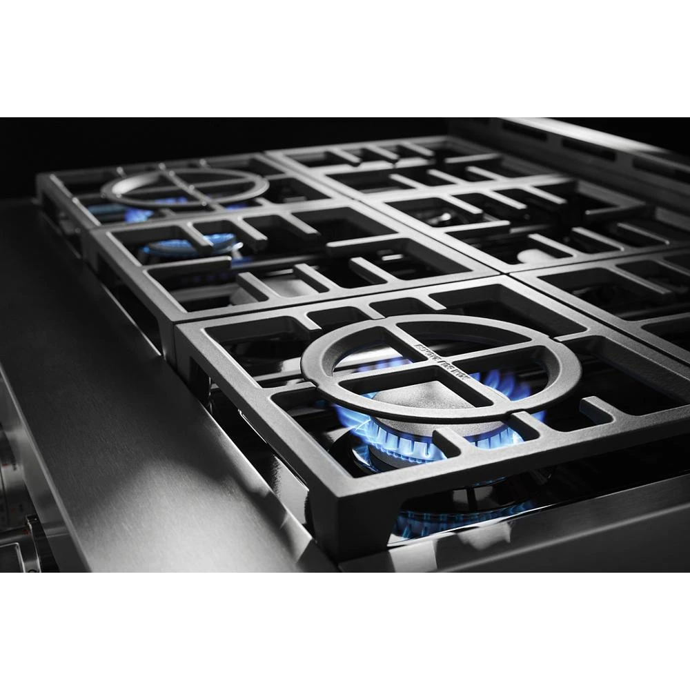 36'' Smart Commercial-Style Gas Range with 6 Burners KFGC506JMH