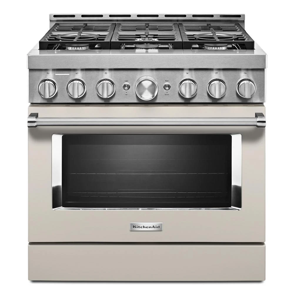 36'' Smart Commercial-Style Gas Range with 6 Burners KFGC506JMH
