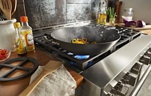 KitchenAid® 36'' Smart Commercial-Style Gas Range with 6 Burners KFGC506JPA