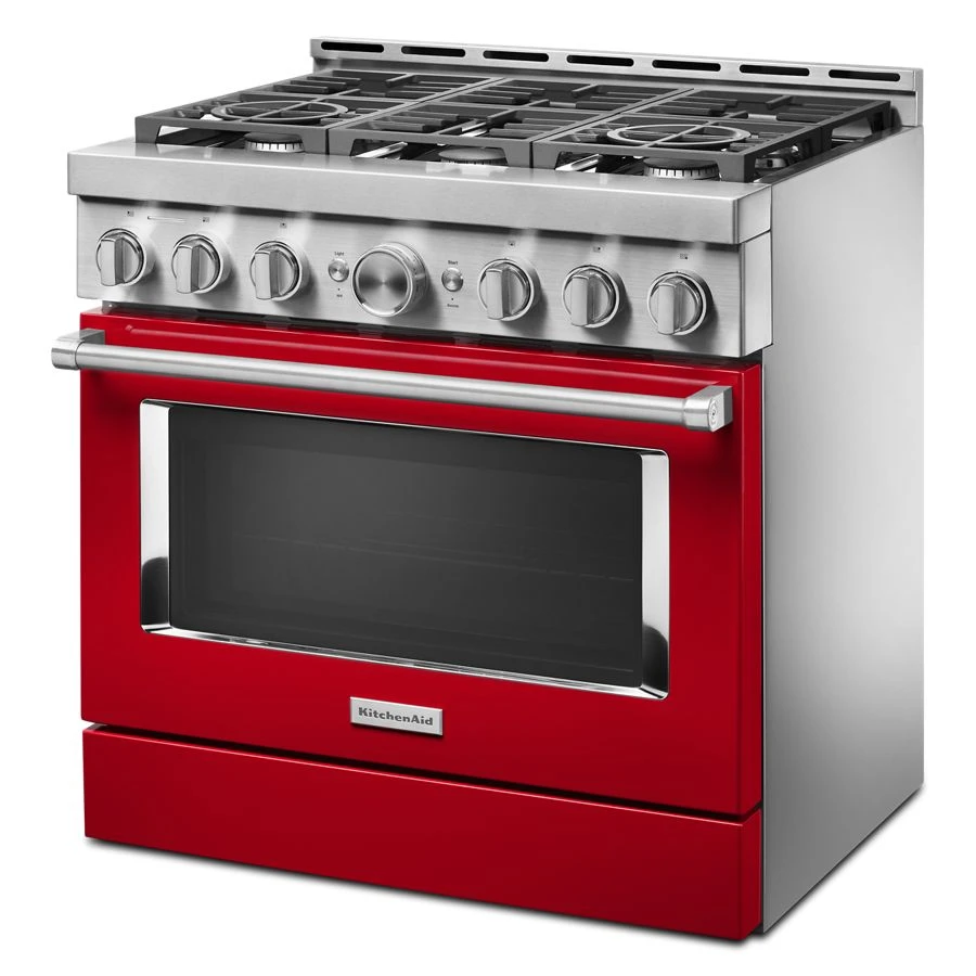 36'' Smart Commercial-Style Gas Range with 6 Burners view 3