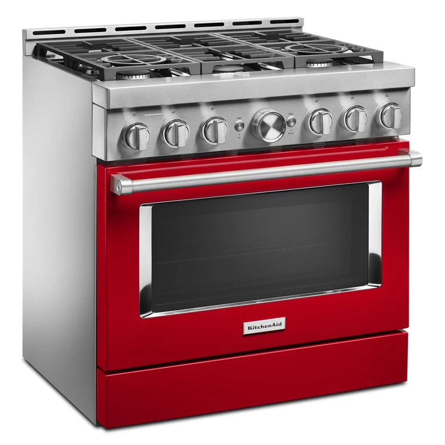 36'' Smart Commercial-Style Gas Range with 6 Burners view 2