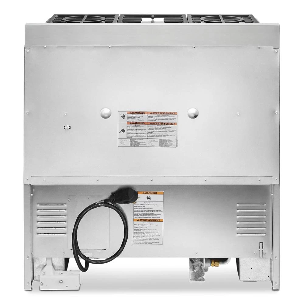 36" Smart Commercial-Style Gas Range with 6 Burners view 2