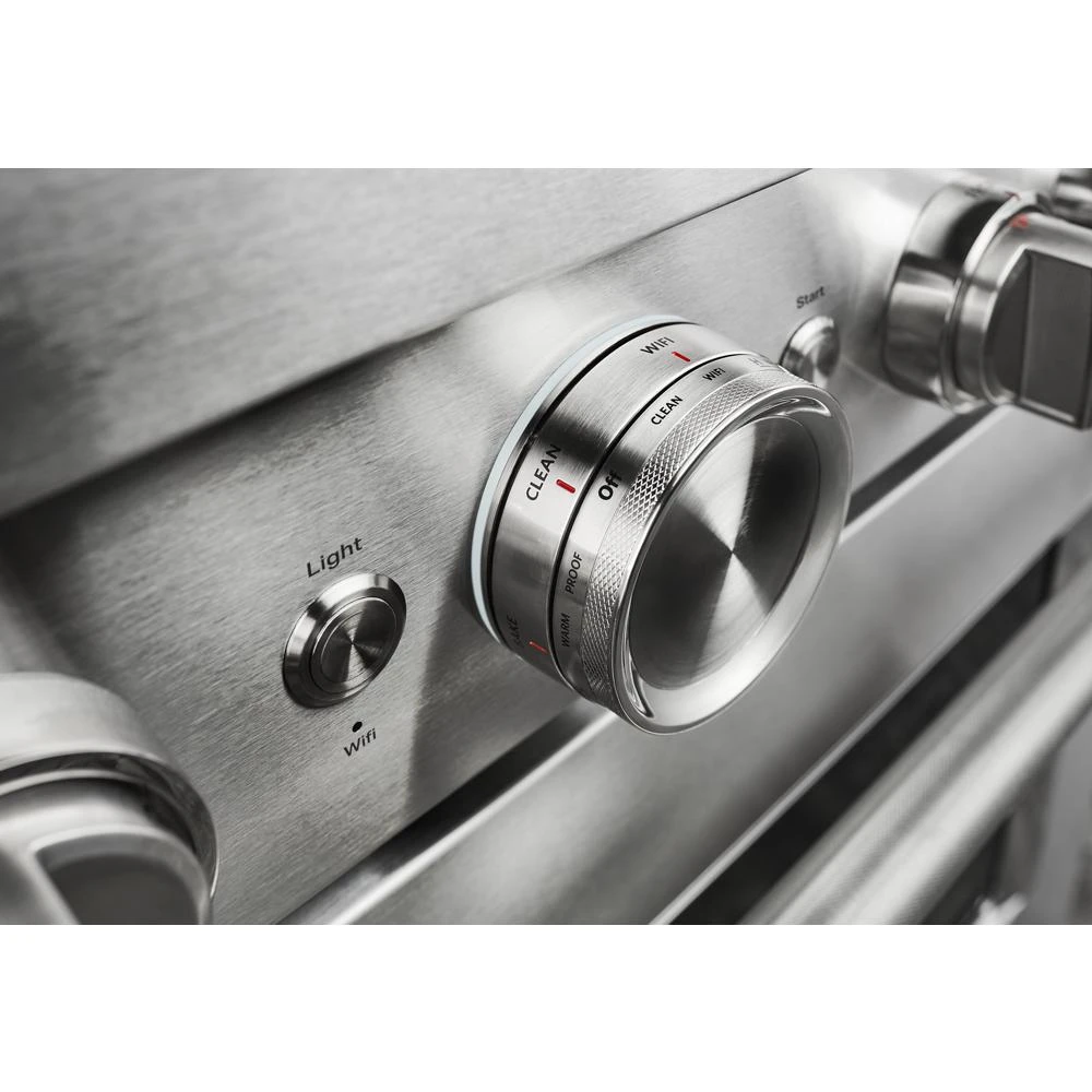 36'' Smart Commercial-Style Gas Range with 6 Burners KFGC506JSS