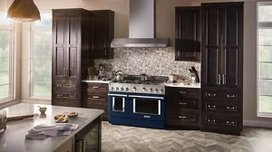 KitchenAid® 48'' Smart Commercial-Style Gas Range with Griddle KFGC558JIB