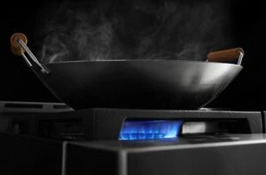 KitchenAid® 48'' Smart Commercial-Style Gas Range with Griddle KFGC558JIB