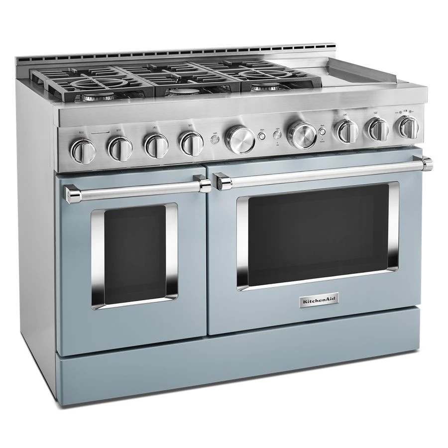 48'' Smart Commercial-Style Gas Range with Griddle view 2