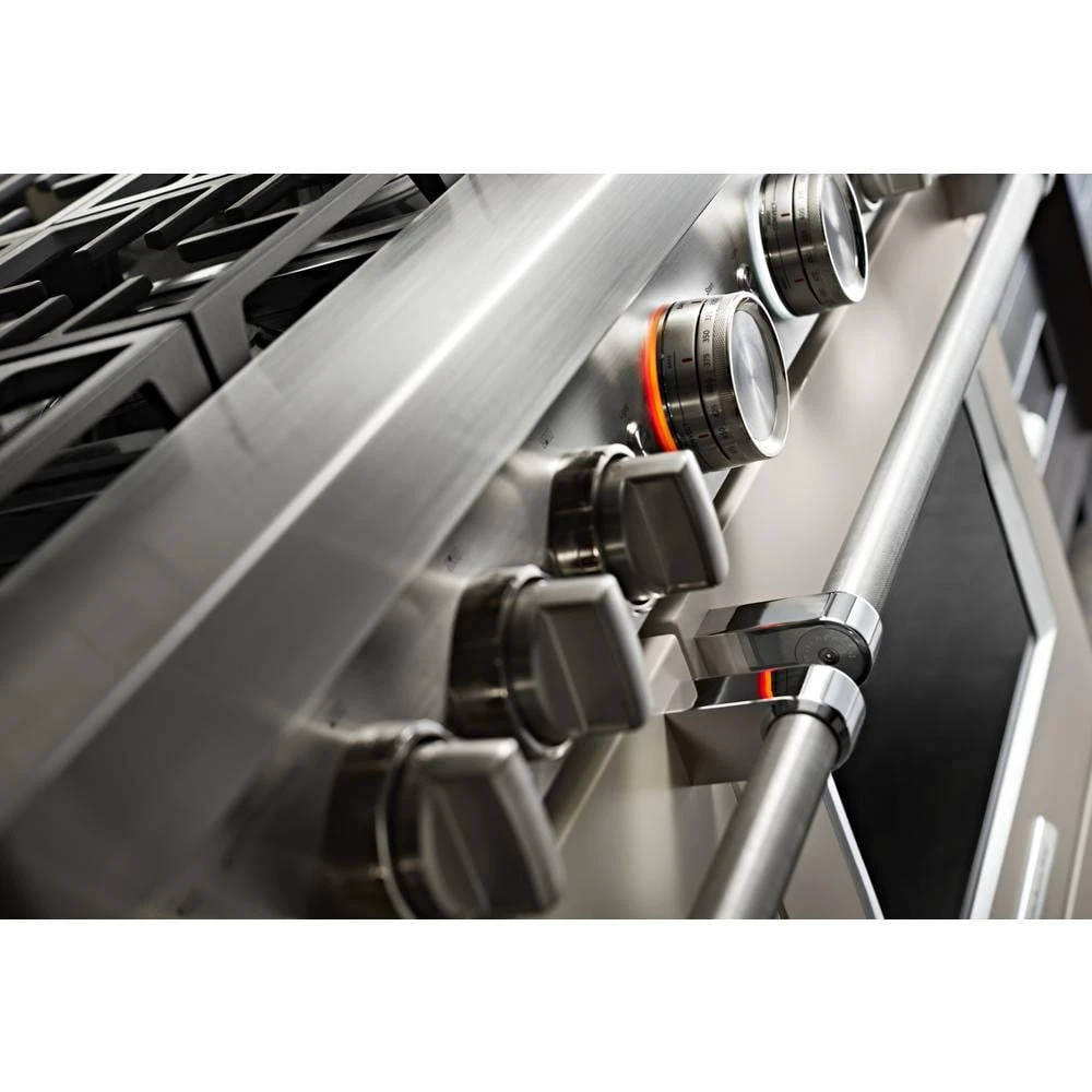 48'' Smart Commercial-Style Gas Range with Griddle KFGC558JMH