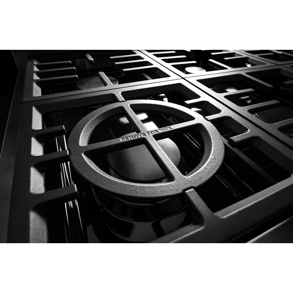48'' Smart Commercial-Style Gas Range with Griddle KFGC558JMH