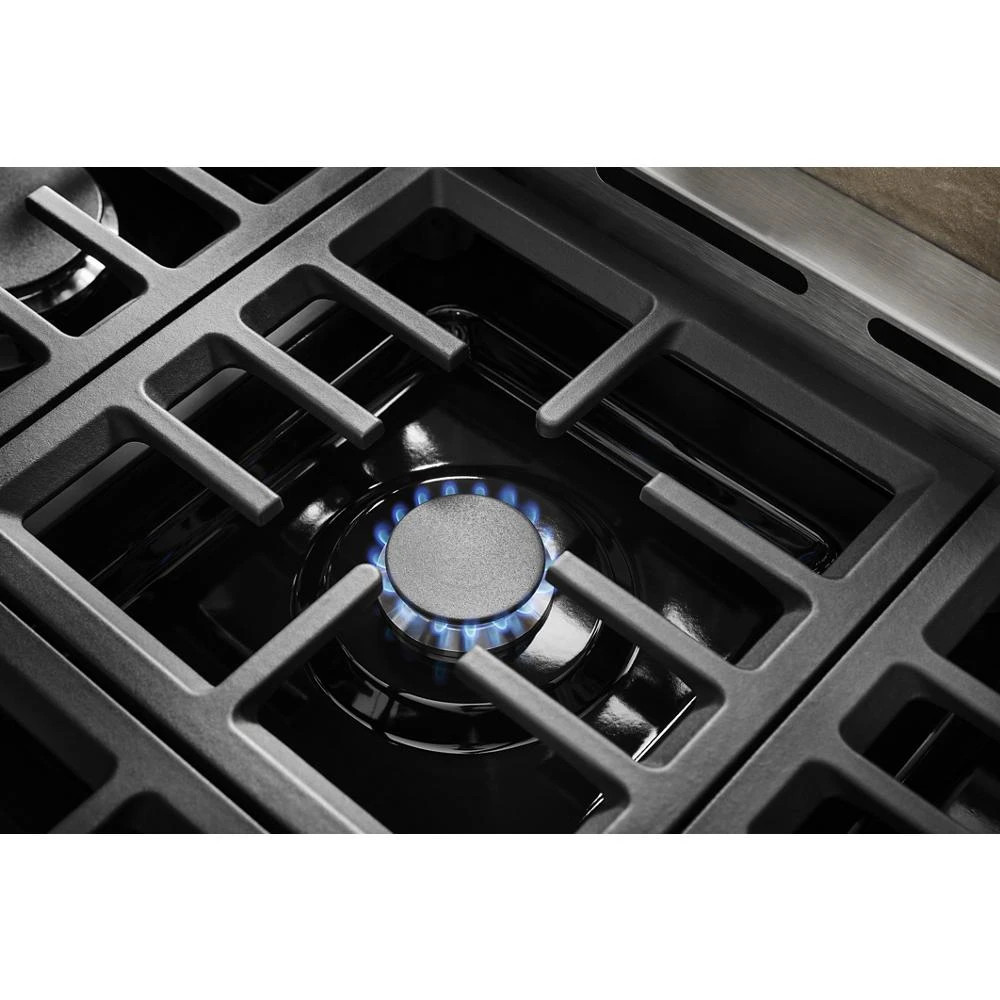 48'' Smart Commercial-Style Gas Range with Griddle KFGC558JMH