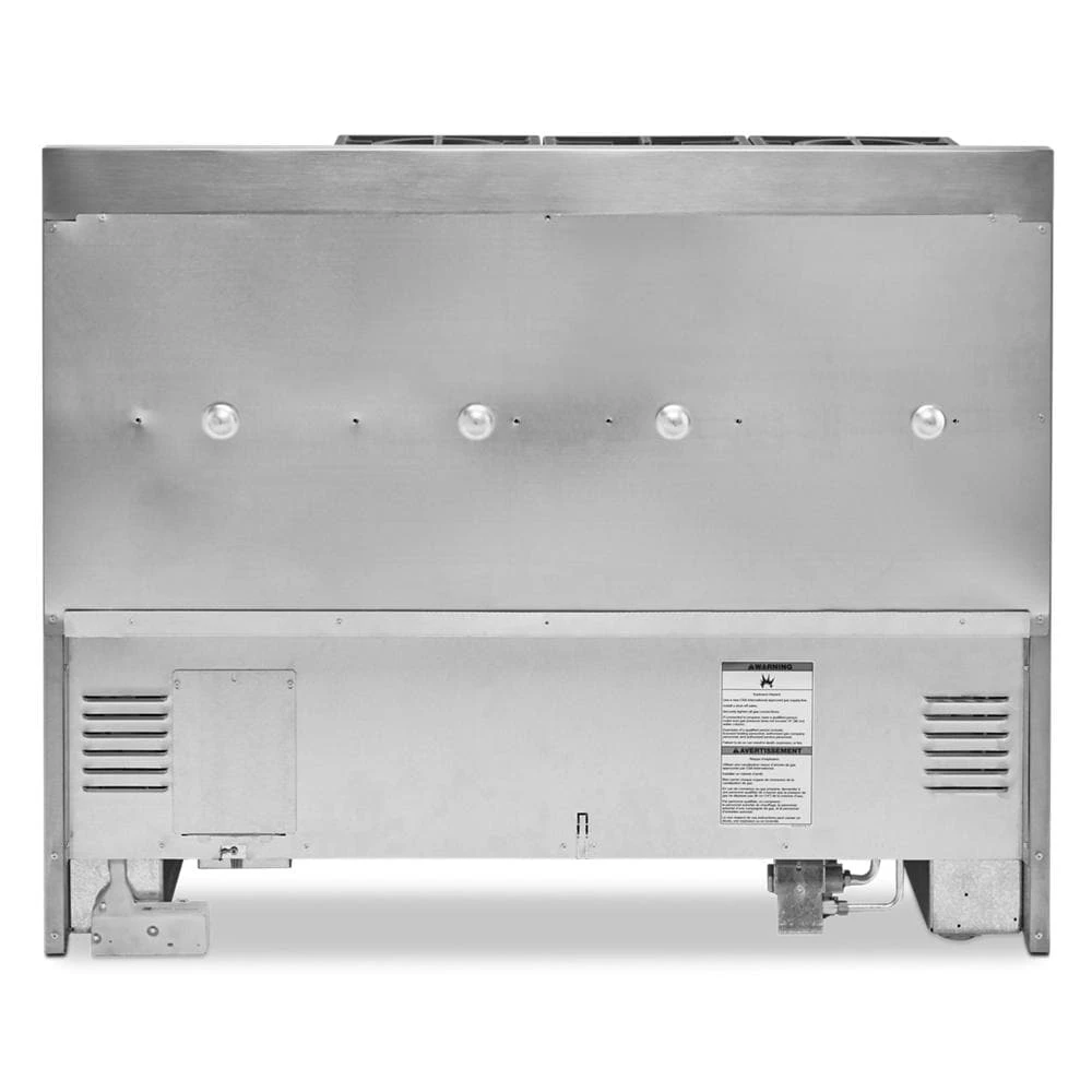 48'' Smart Commercial-Style Gas Range with Griddle KFGC558JPA