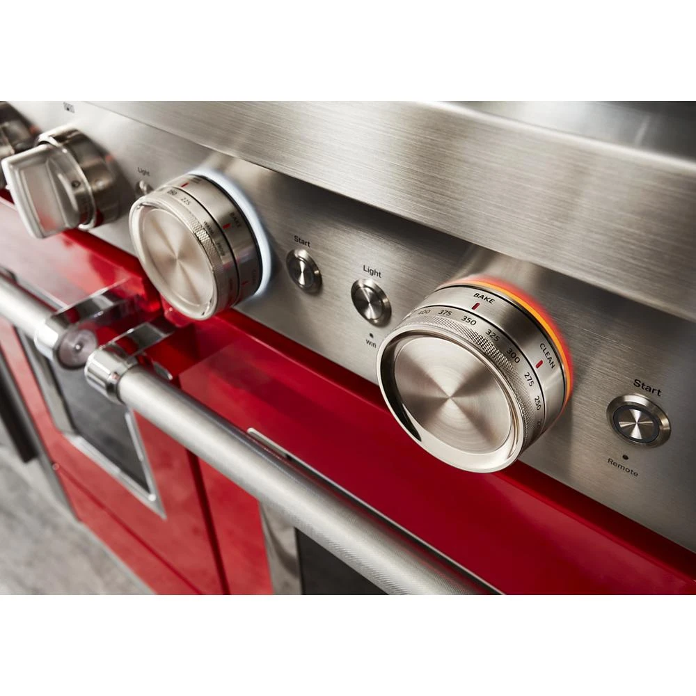 48'' Smart Commercial-Style Gas Range with Griddle KFGC558JPA