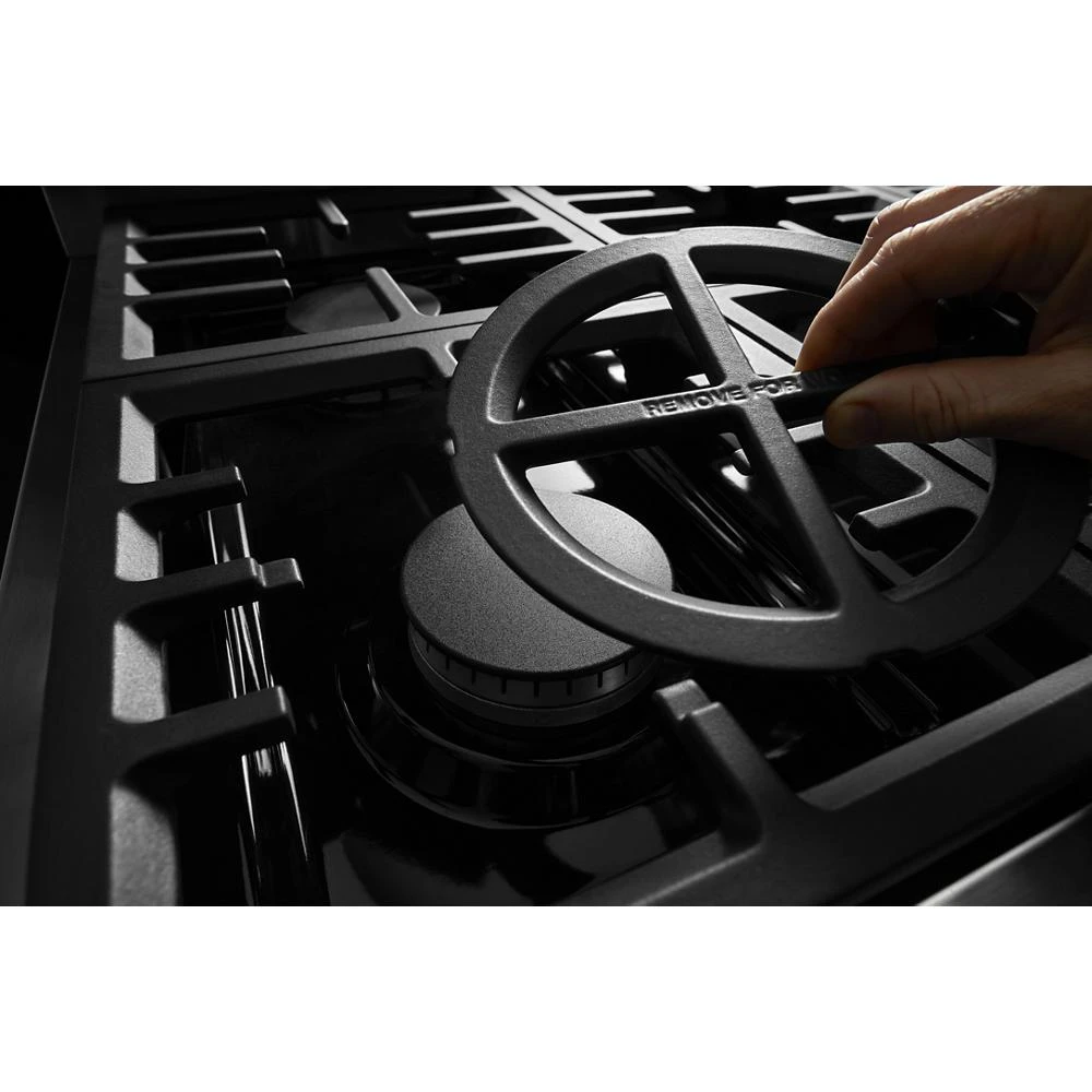 48'' Smart Commercial-Style Gas Range with Griddle KFGC558JPA