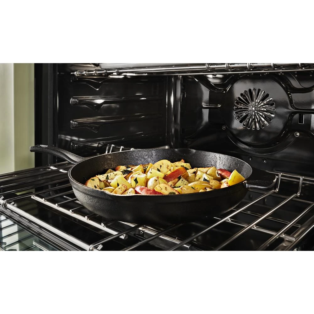 48'' Smart Commercial-Style Gas Range with Griddle KFGC558JPA