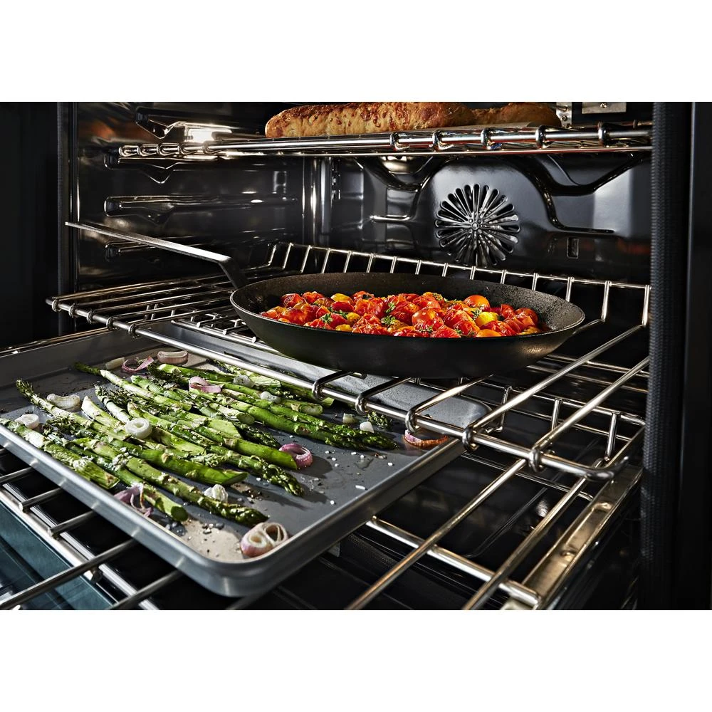 48'' Smart Commercial-Style Gas Range with Griddle KFGC558JPA