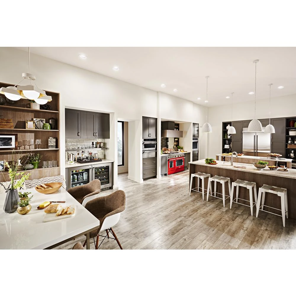 48'' Smart Commercial-Style Gas Range with Griddle KFGC558JPA