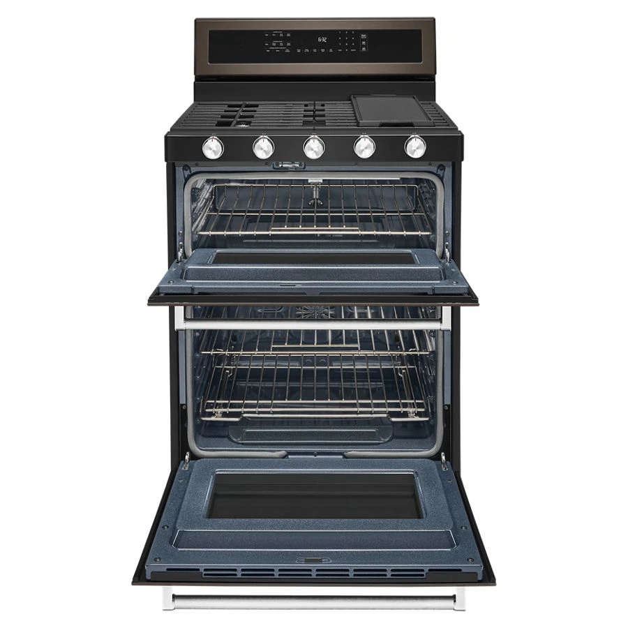 30-Inch 5 Burner Gas Double Oven Convection Range view 3