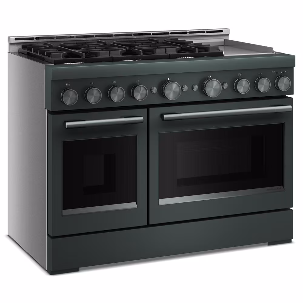 48-Inch 6 Burner Commercial-Style Gas Range with Griddle view 4