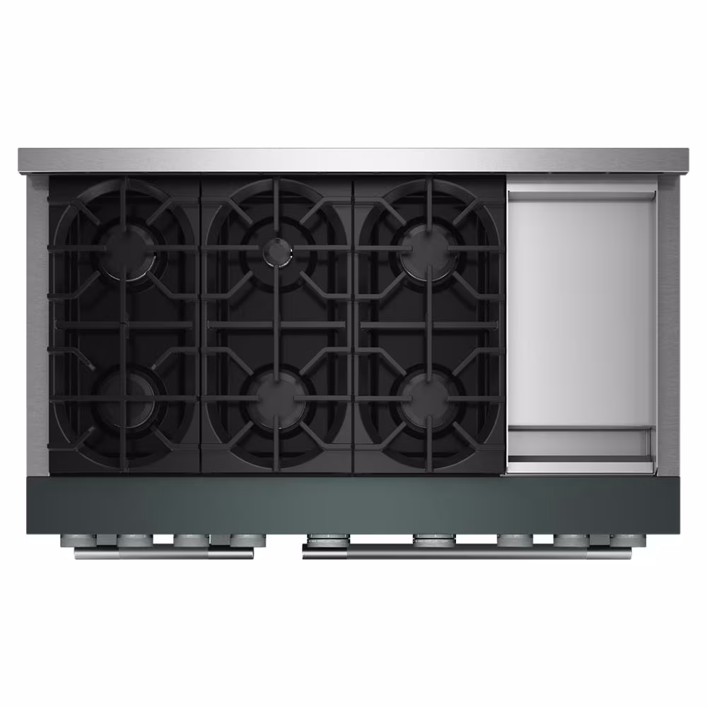 48-Inch 6 Burner Commercial-Style Gas Range with Griddle view 6