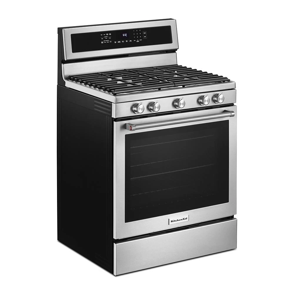 30-Inch 5-Burner Gas Convection Range KFGG500ESS