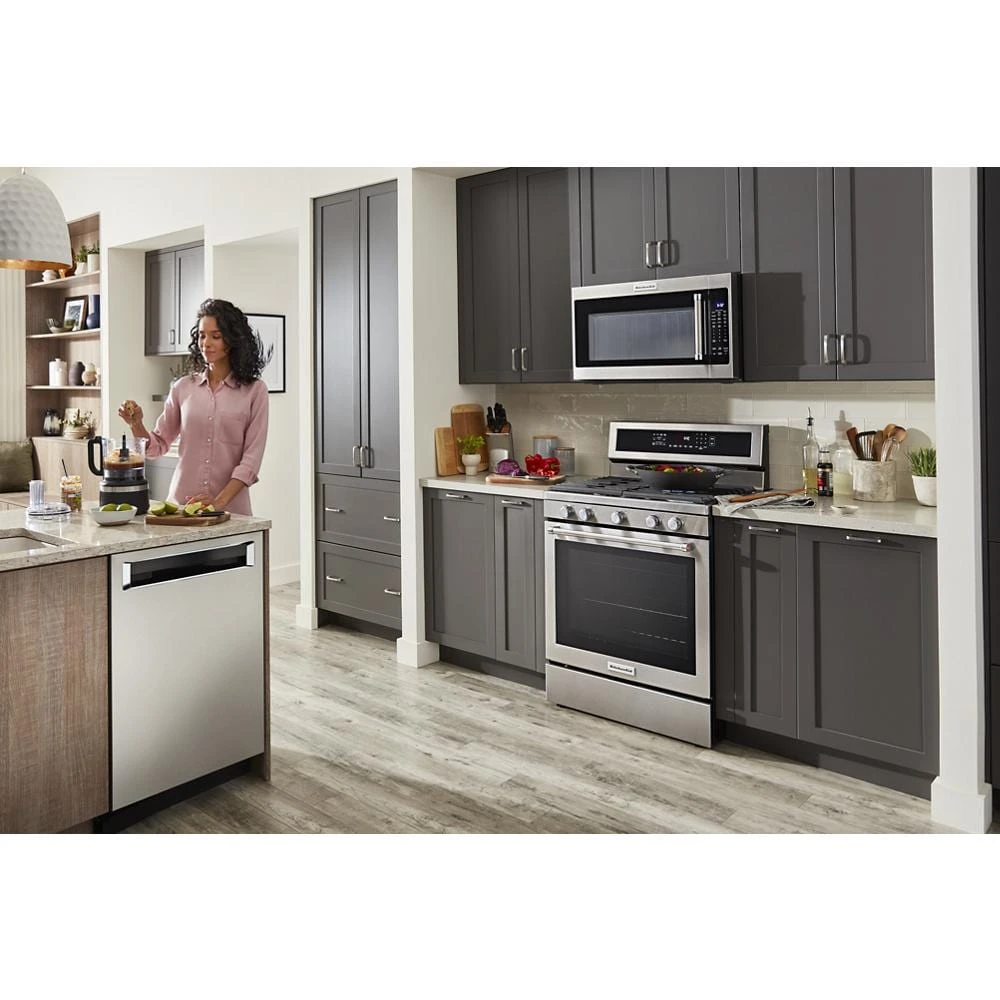 30-Inch 5-Burner Gas Convection Range KFGG500ESS