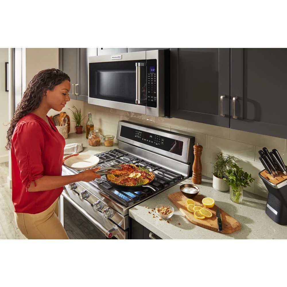30-Inch 5-Burner Gas Convection Range KFGG500ESS