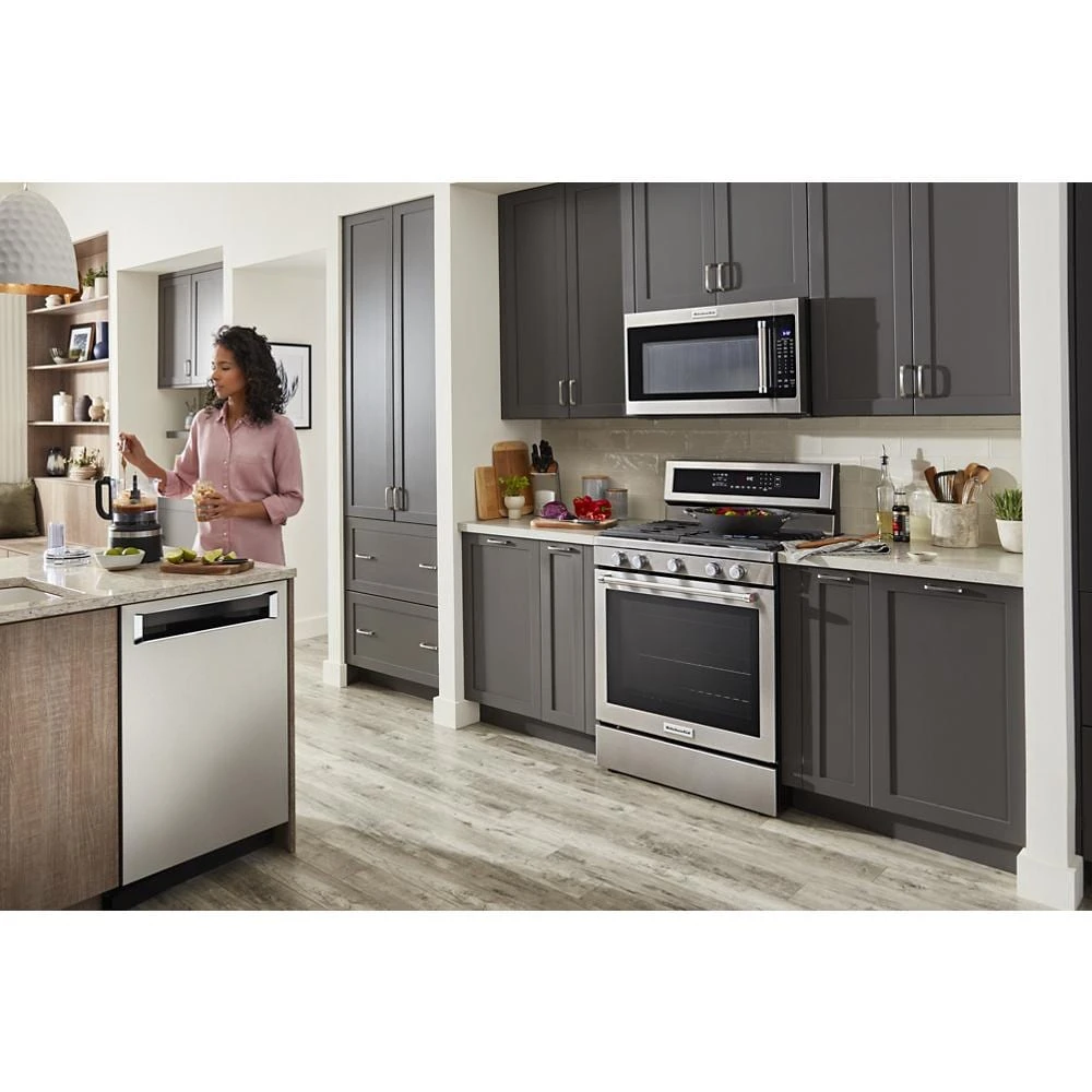 30-Inch 5-Burner Gas Convection Range KFGG500ESS