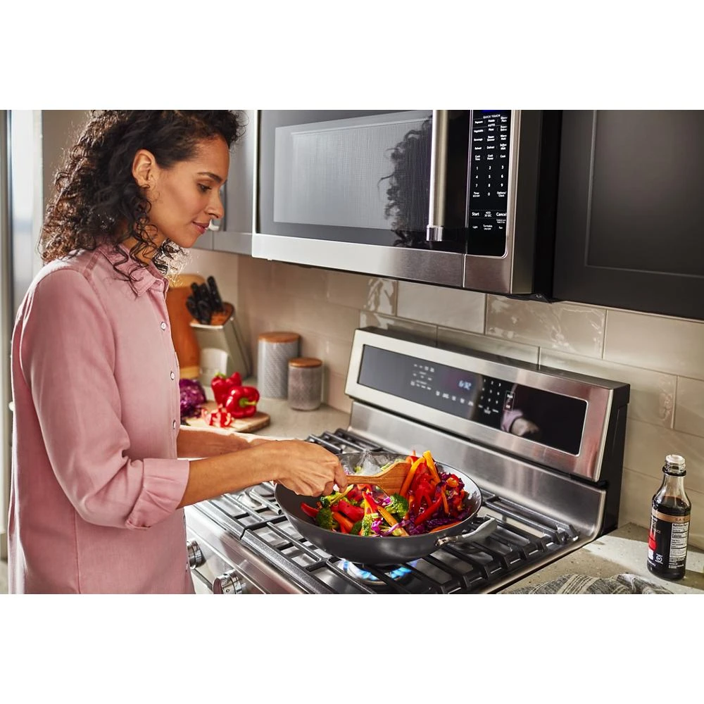 30-Inch 5-Burner Gas Convection Range KFGG500ESS