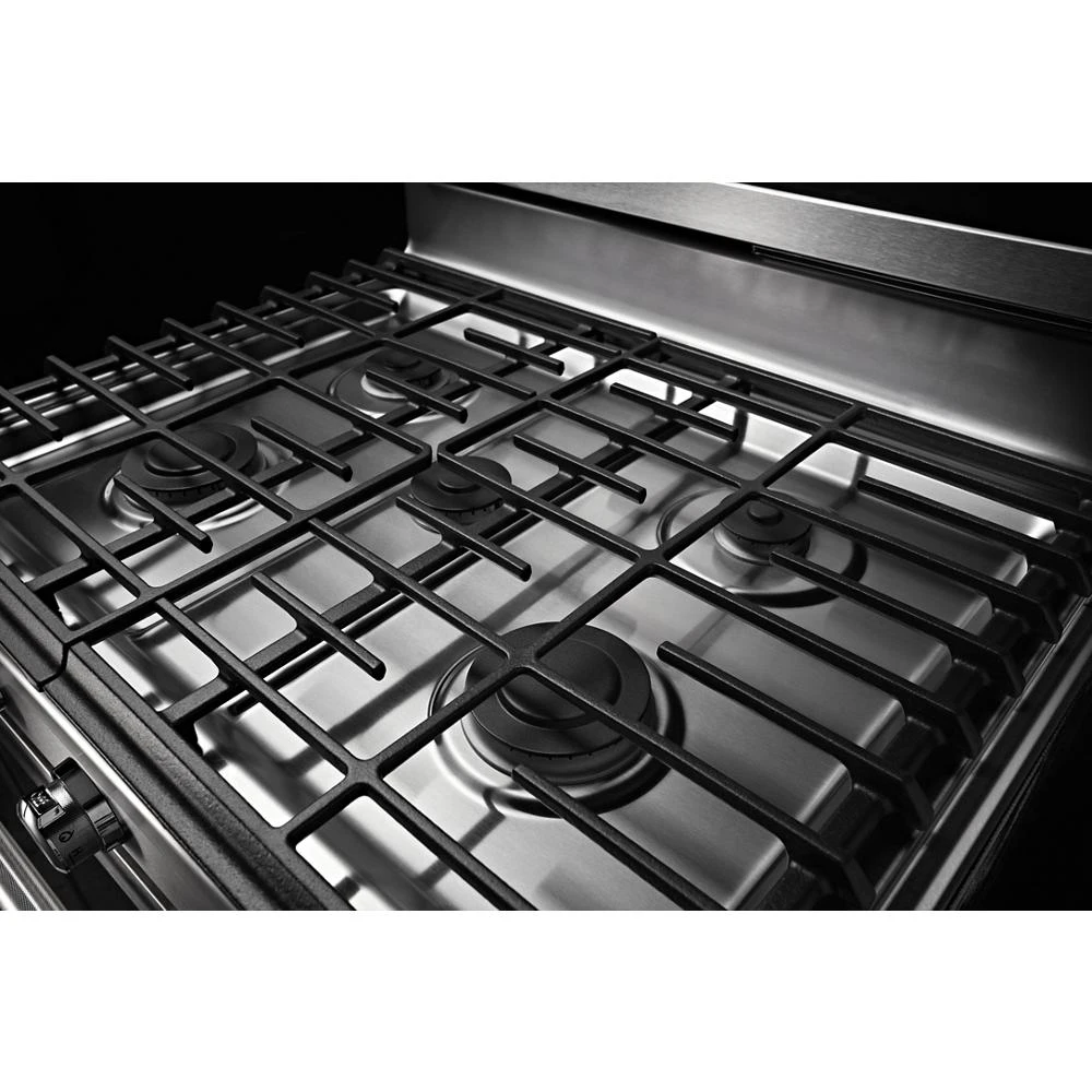 30-Inch 5-Burner Gas Convection Range KFGG500ESS