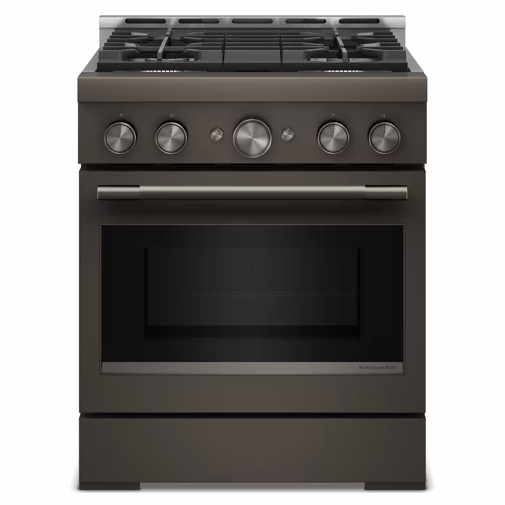 30-Inch 4 Burner Commercial-Style Gas Range with No Preheat Air Fry Mode view 3