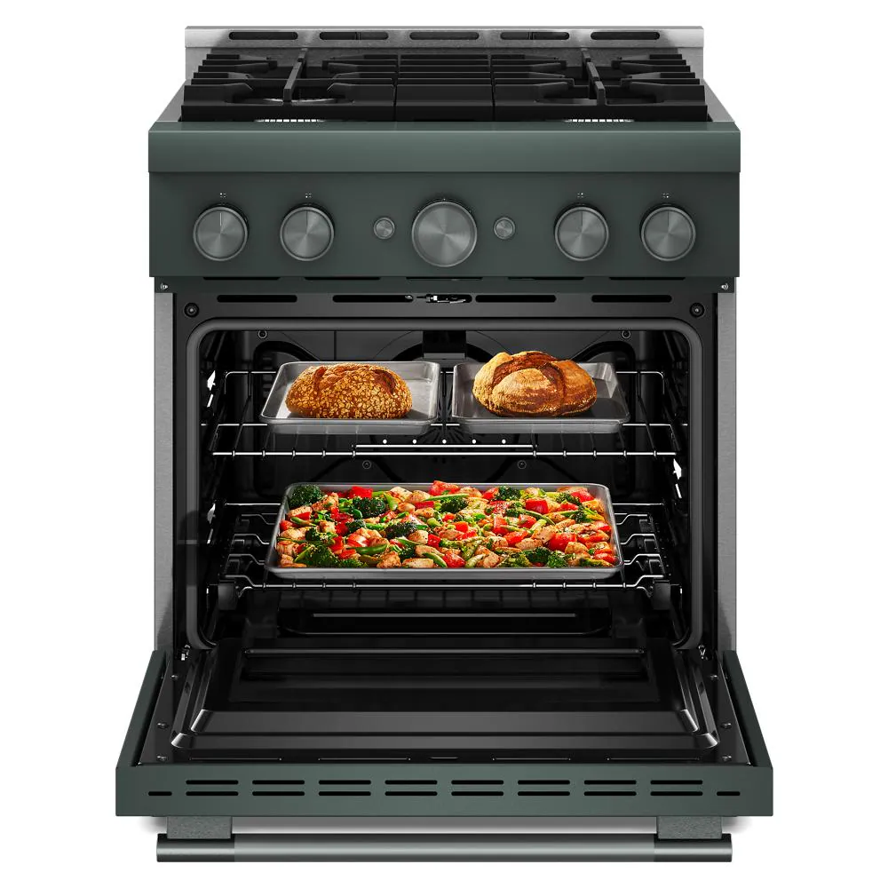 30-Inch 4 Burner Commercial-Style Gas Range with No Preheat Air Fry Mode view 3