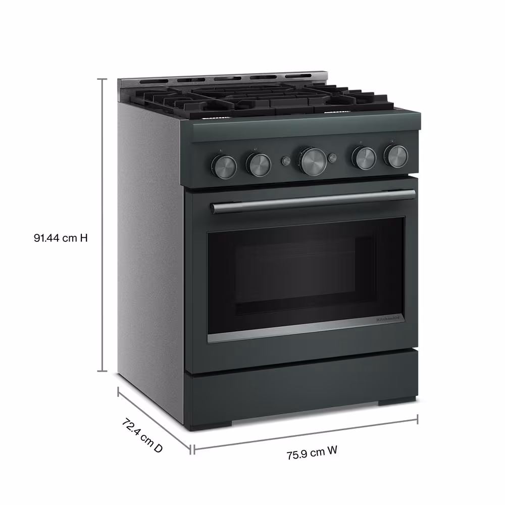30-Inch 4 Burner Commercial-Style Gas Range with No Preheat Air Fry Mode view 9