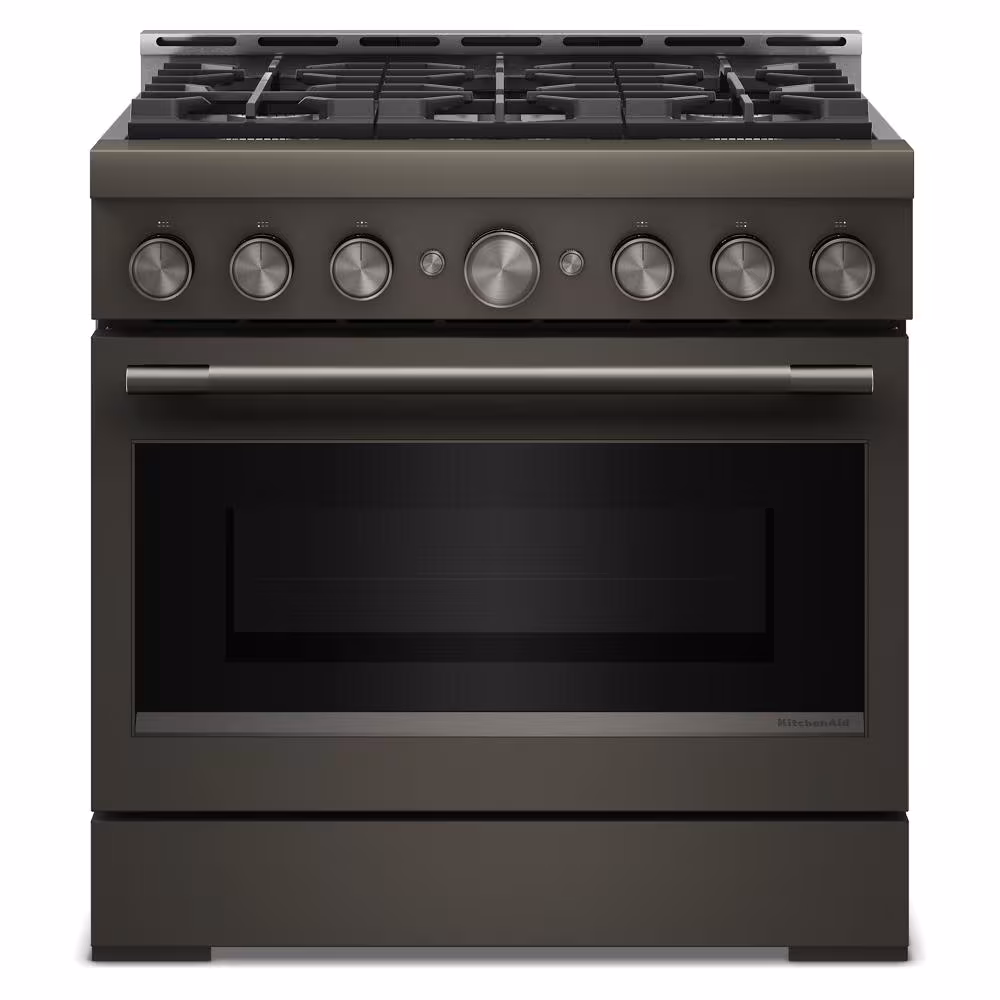 36-Inch 6 Burner Commercial-Style Gas Range with No Preheat Air Fry Mode view 3