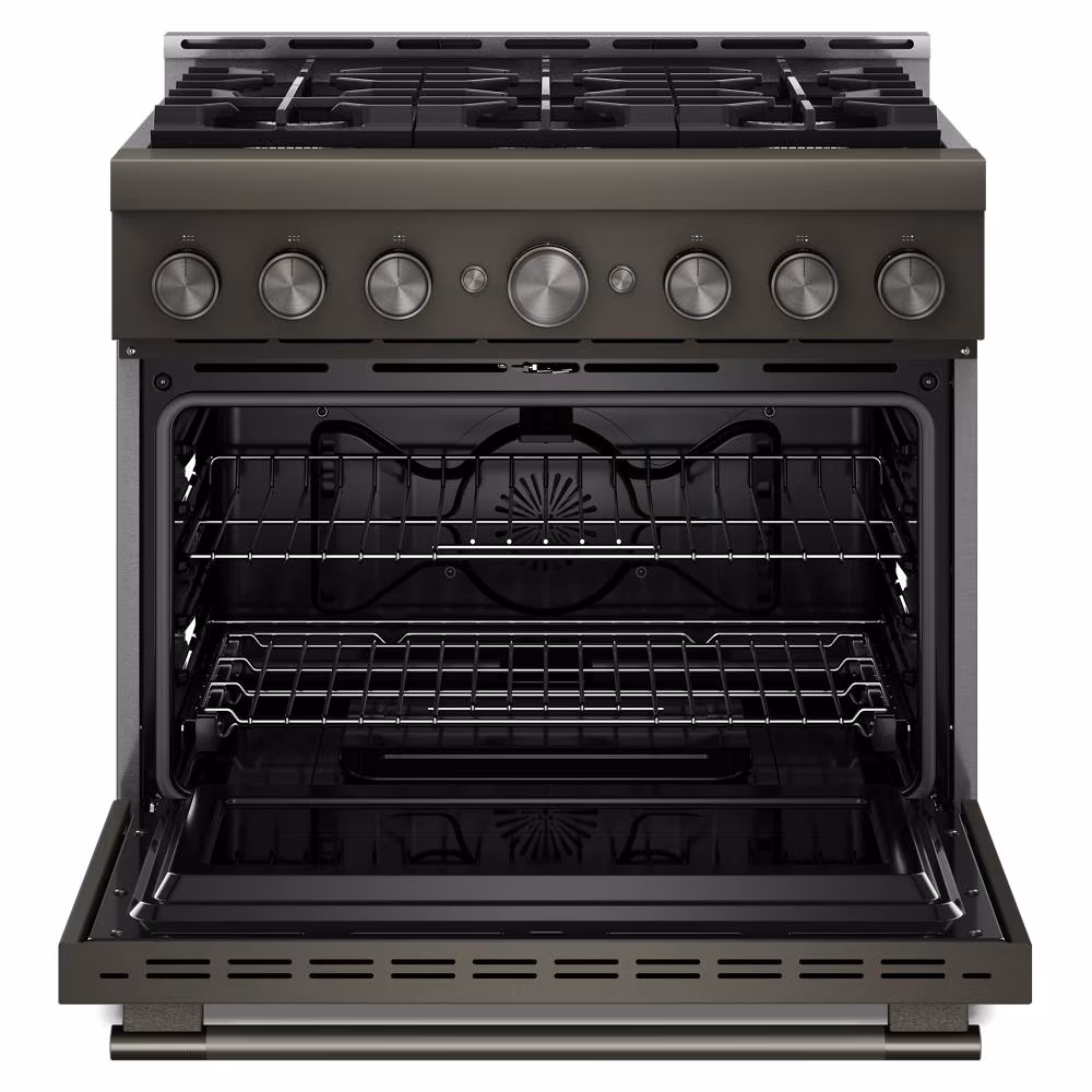 36-Inch 6 Burner Commercial-Style Gas Range with No Preheat Air Fry Mode view 5