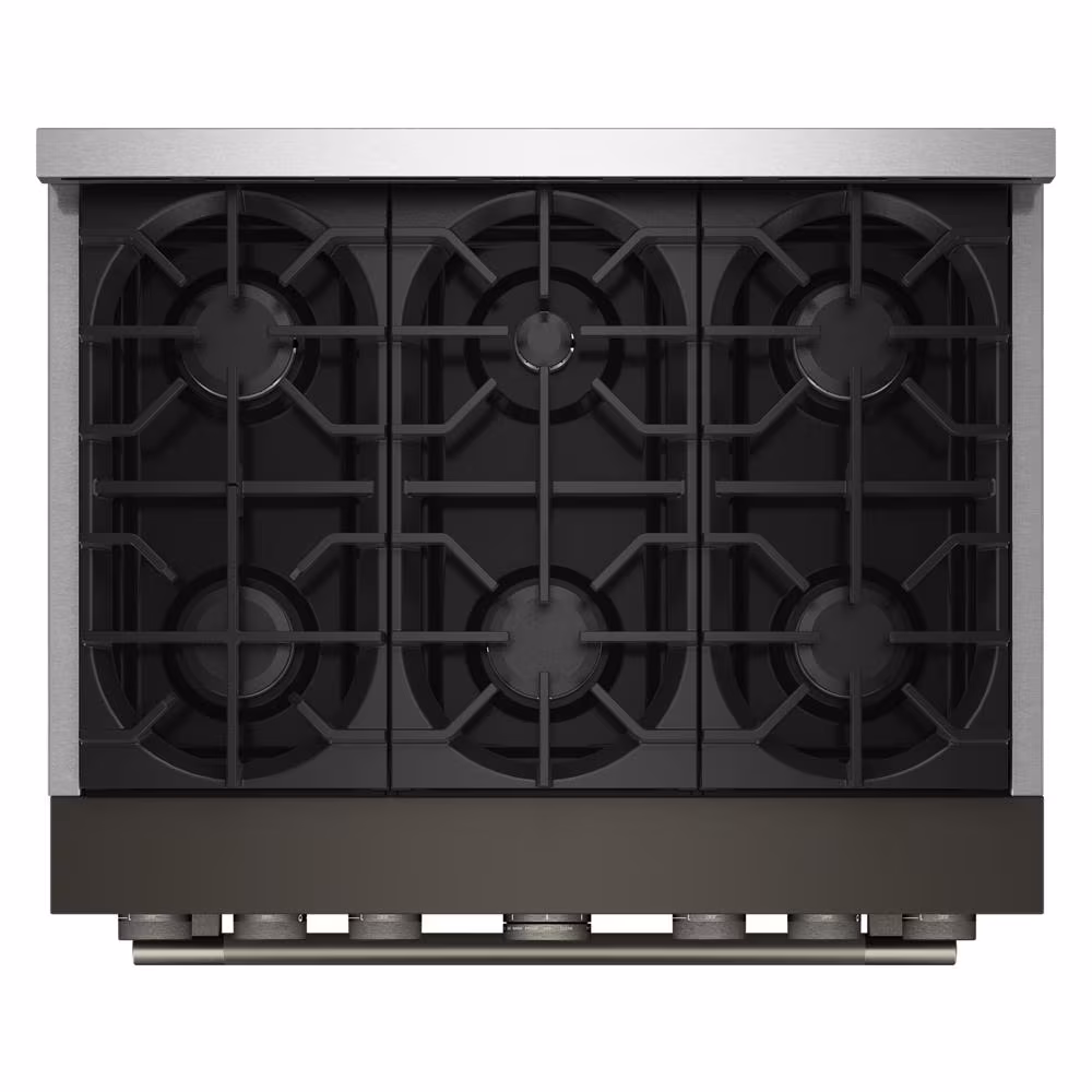 36-Inch 6 Burner Commercial-Style Gas Range with No Preheat Air Fry Mode view 7