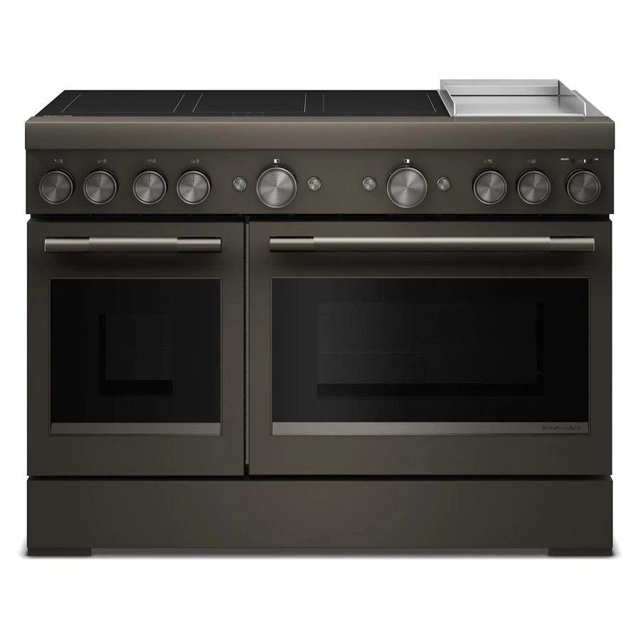 48-inch 6-element Induction Freestanding Commercial-style Range With Griddle KFID948SBE