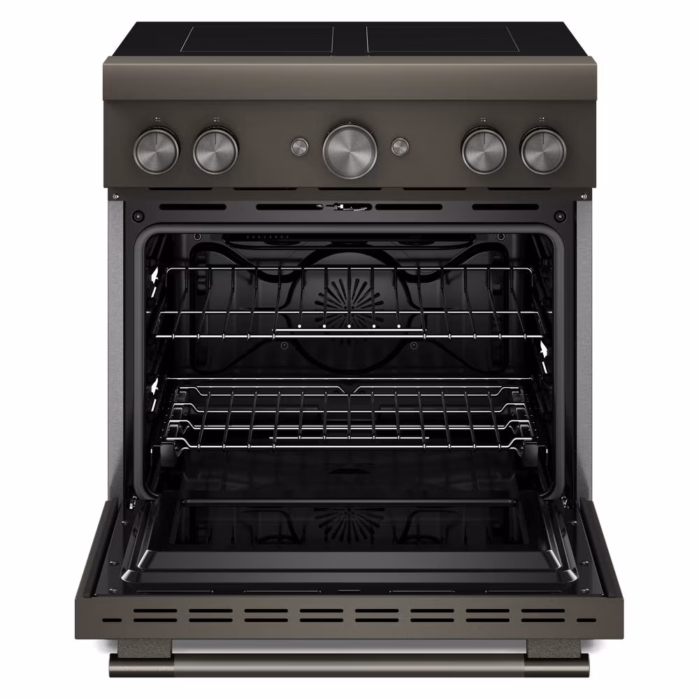 30-Inch 4-Element Induction Freestanding Commercial-Style Range with Air Fry view 6