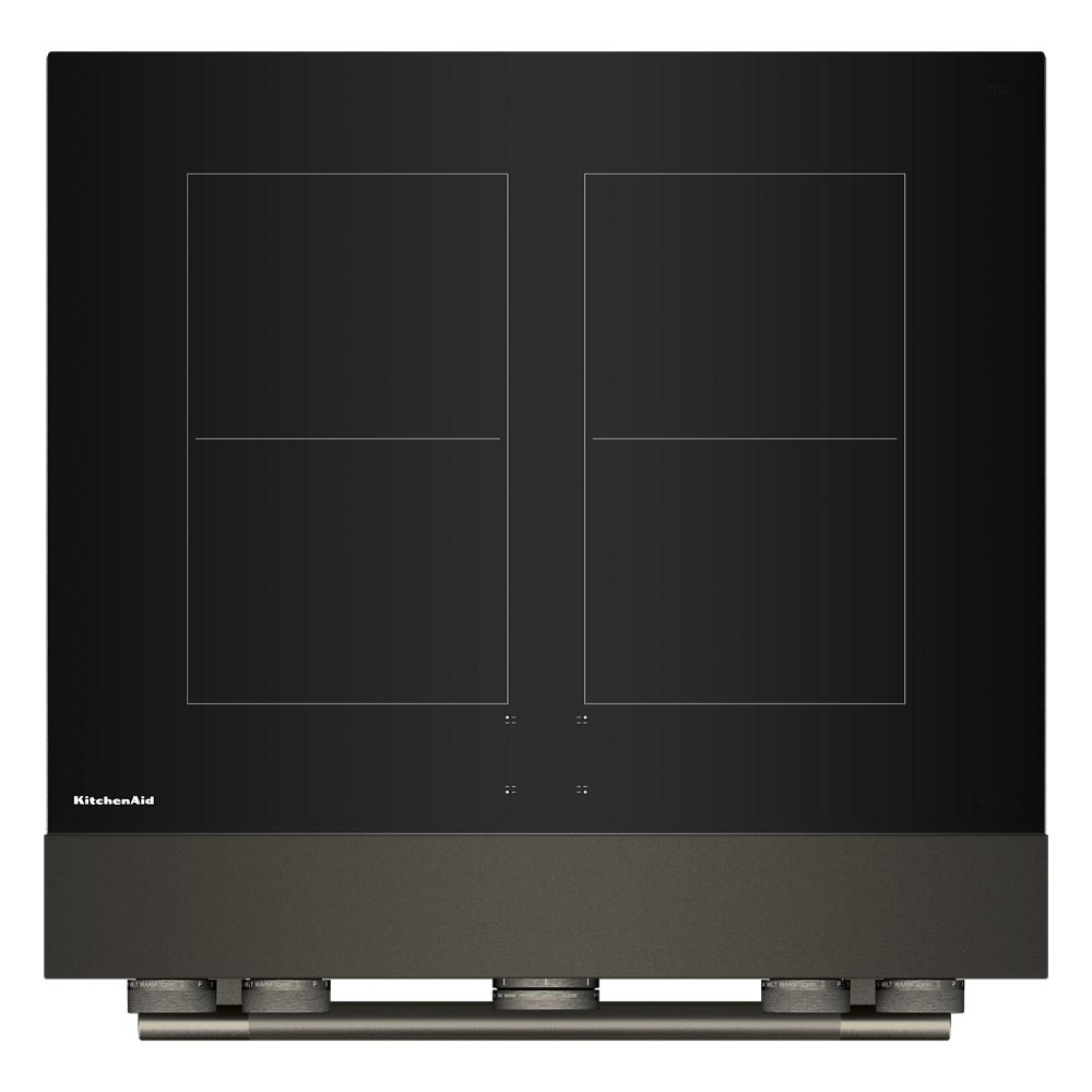 30-Inch 4-Element Induction Freestanding Commercial-Style Range with Air Fry view 7