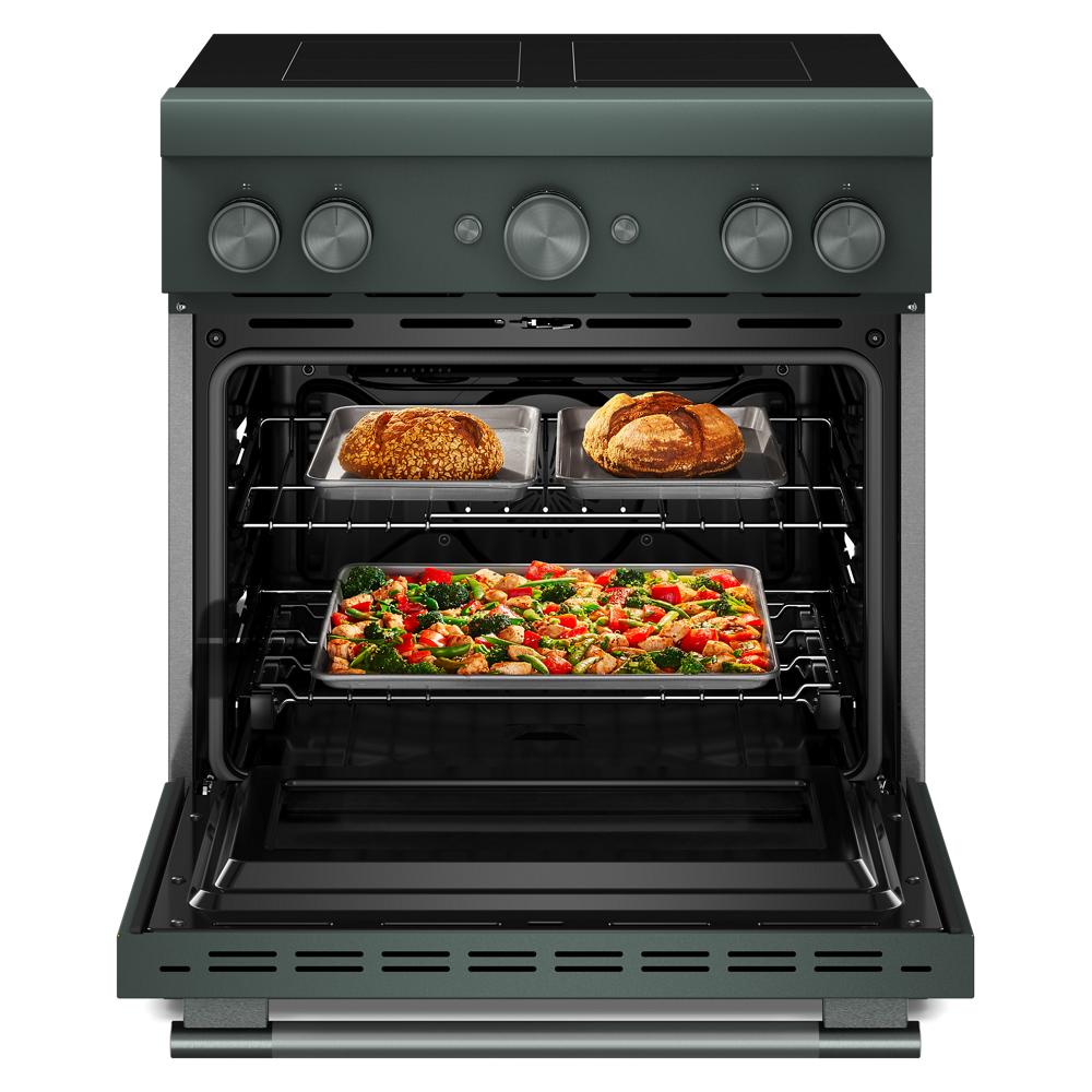 30-Inch 4-Element Induction Freestanding Commercial-Style Range with Air Fry view 5