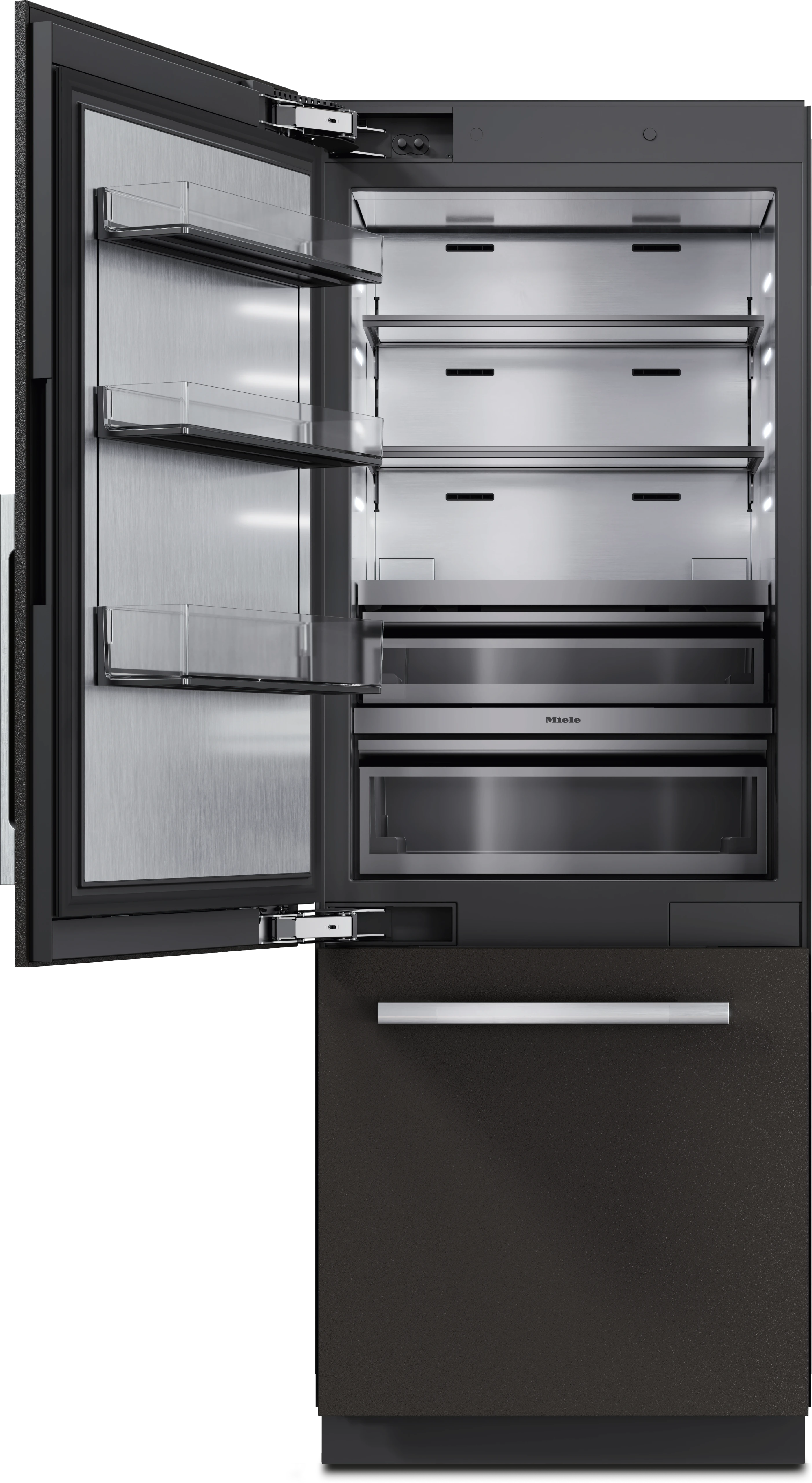 30" MasterCool Left Hinged Lower Beltline Bottom Mount Fridge/Freezer KFMC3632L
