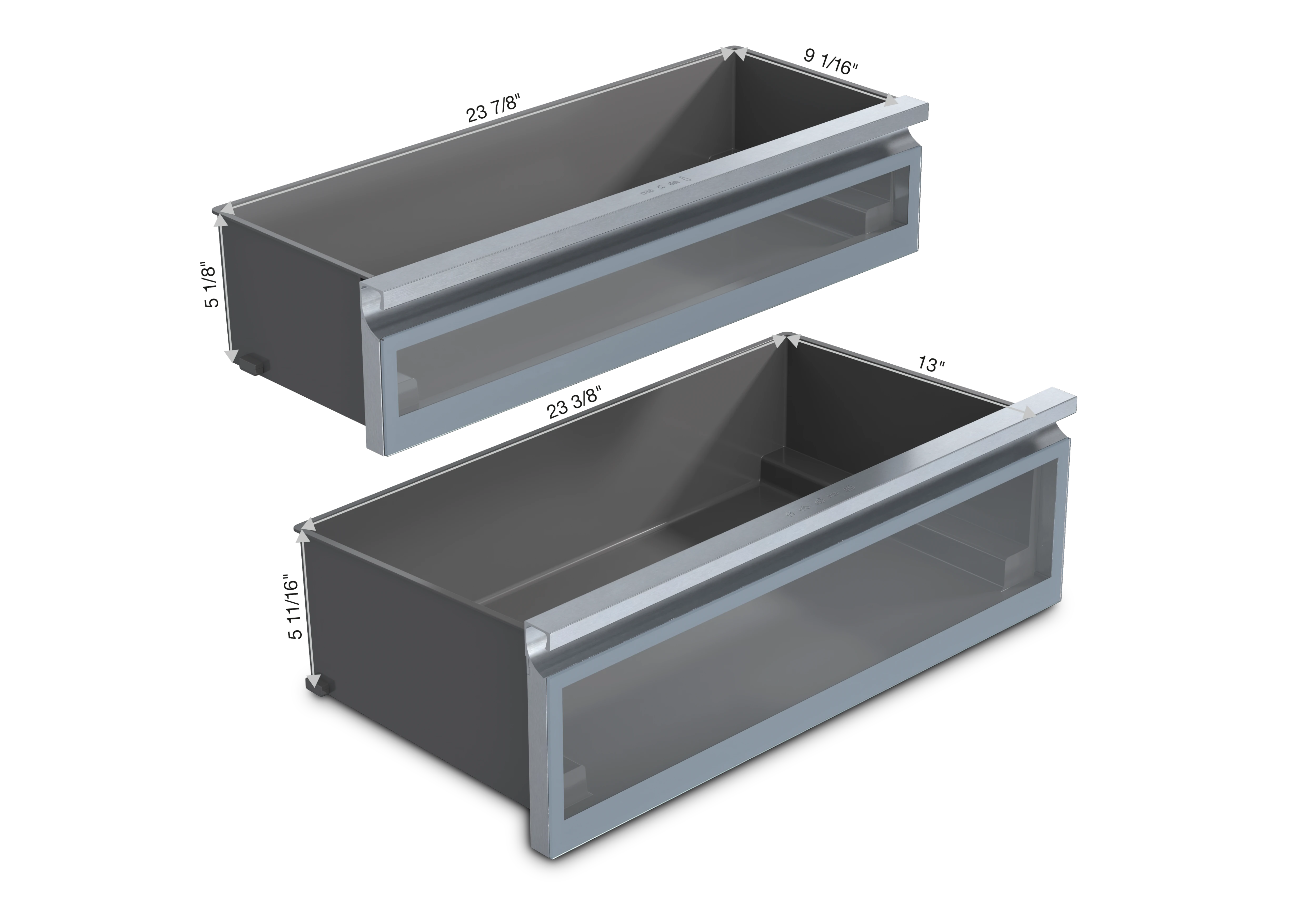 30" MasterCool Right Hinged Lower Beltline Bottom Mount Fridge/Freezer KFMC3632R