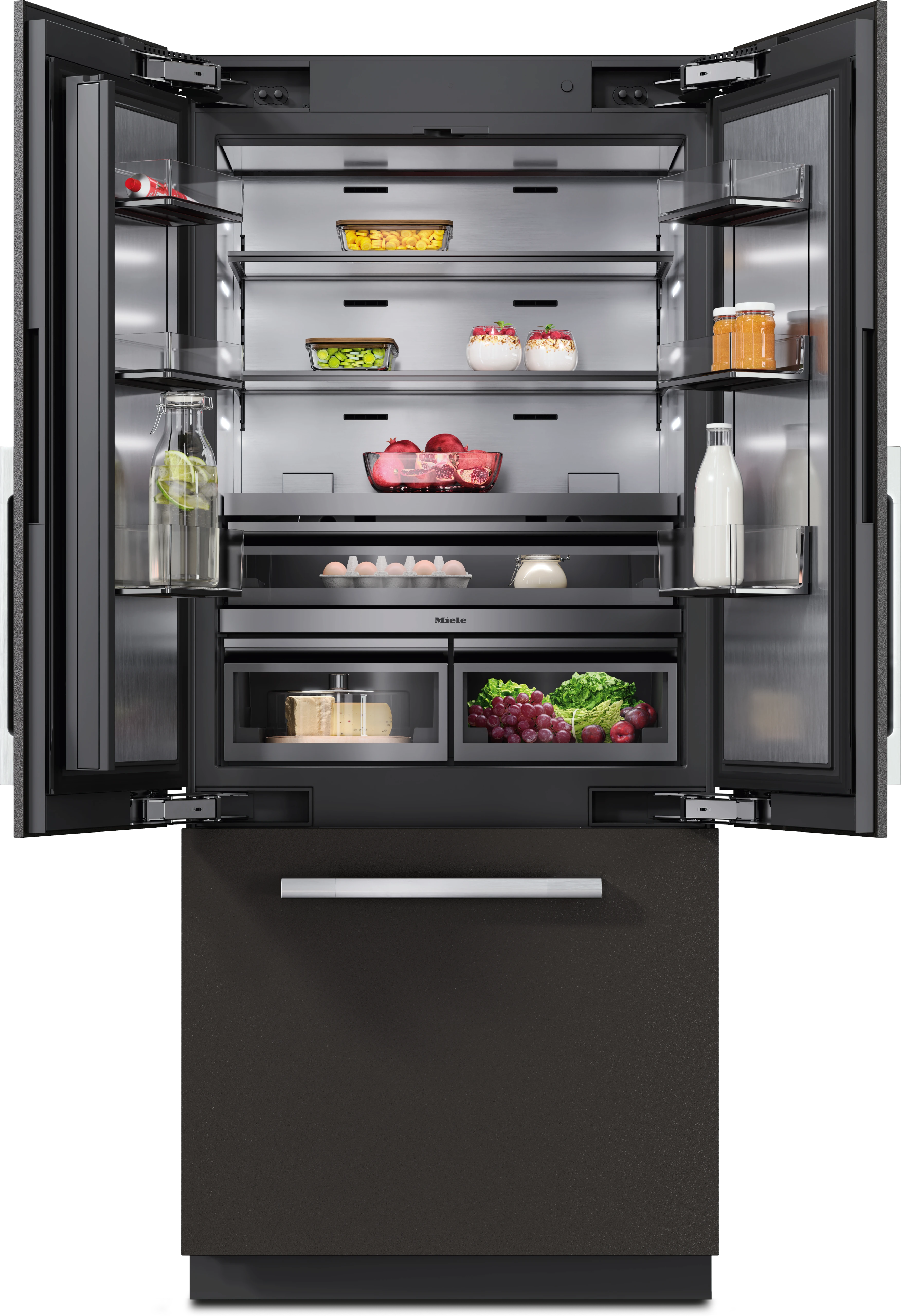 36" MasterCool French Door Lower Beltline Bottom Mount Fridge/Freezer KFMC3642FD